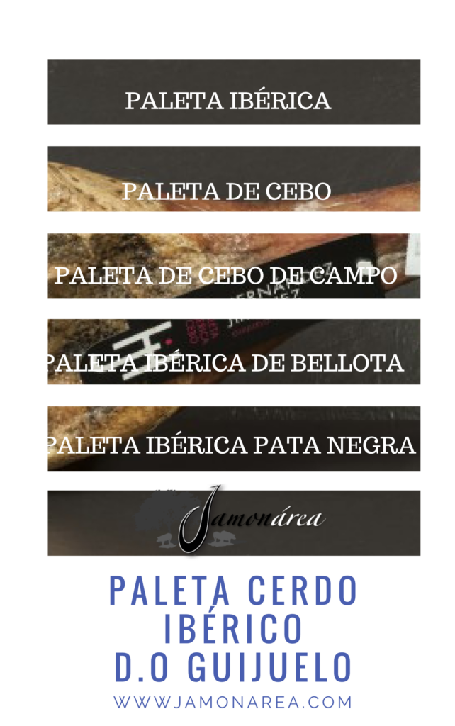 tipos de paleta ibérica Paleta ibérica de Guijuelo para eventos