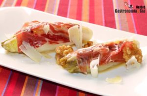 Recta de endivias para cenas navideñas