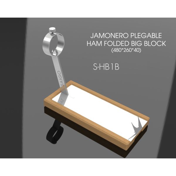 S-HB1B, Jamonero Saigo, base bambú inox