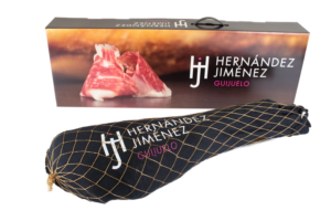 Jamón ibérico empaquetado para envío