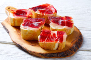 Bocados de jamón ibérico sin toxoplasmosis