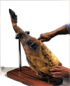 Corte del jamón paso 1