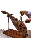 Corto del jam&oacute;n paso 3