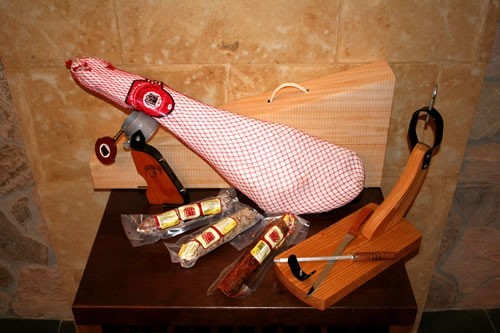 Lote de Navidad con jamón