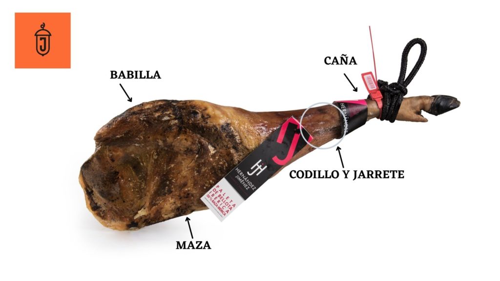 Partes paleta iberica