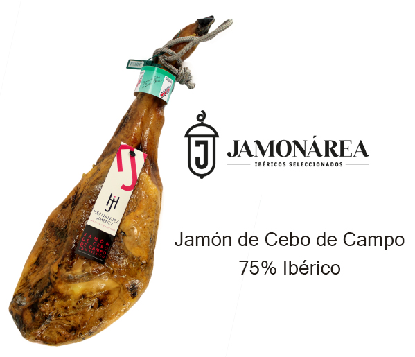 Jamón de Cebo de Campo con etiqueta verde