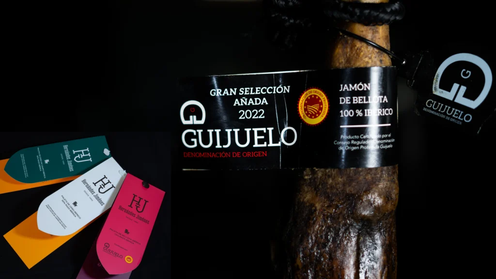 Precintos del jamón ibérico de guijuelo y sus diferentes tipos.