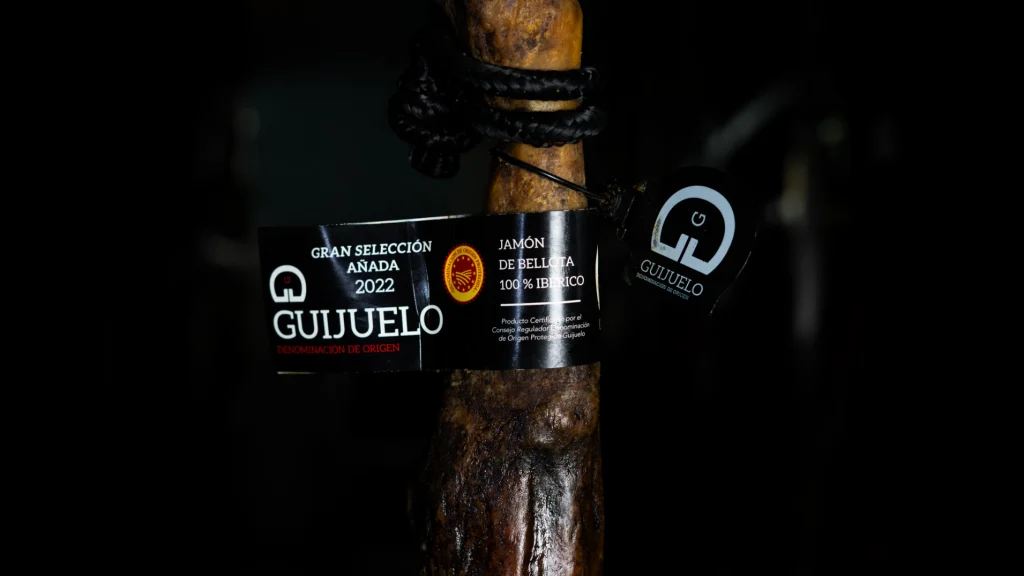 Precinto DOP Guijuelo en jamón ibérico